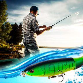 Kit Iscas Artificiais Giratória para Pesca