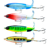 Kit Iscas Artificiais Giratória para Pesca