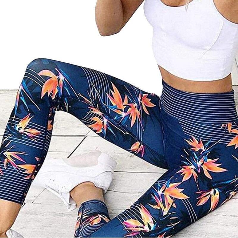 Legging Floral Workout - Lojas Promorin