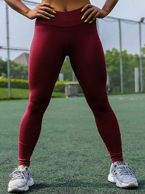 Legging Patchwork Couro e Tela