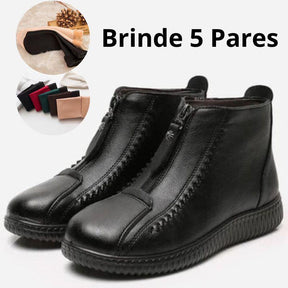 Levvita® - Bota Inverno 2023 + 5 Pares de Meias Térmicas (BRINDE EXCLUSIVO) - Lojas Promorin