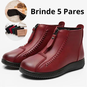 Levvita® - Bota Inverno 2023 + 5 Pares de Meias Térmicas (BRINDE EXCLUSIVO) - Lojas Promorin