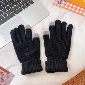 Luva de Frio Touch Screen de Lã - Lojas Promorin