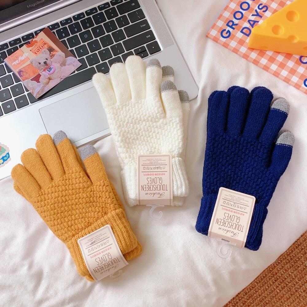 Luva de Frio Touch Screen de Lã - Lojas Promorin