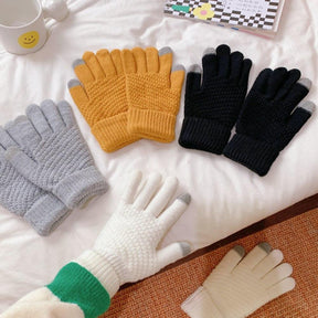 Luva de Frio Touch Screen de Lã - Lojas Promorin