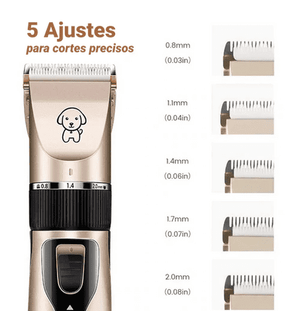 Maquina Tosar Pelos Recarregável para Cachorros - Lojas Promorin