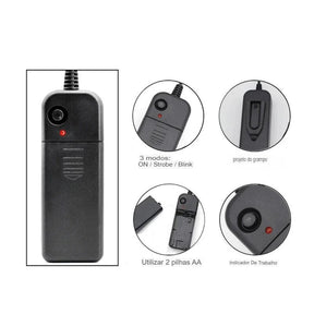 Máscara para Carnaval com Led - GlowFest