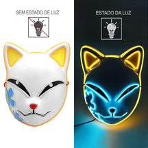 Máscara para Carnaval com Led - GlowFest
