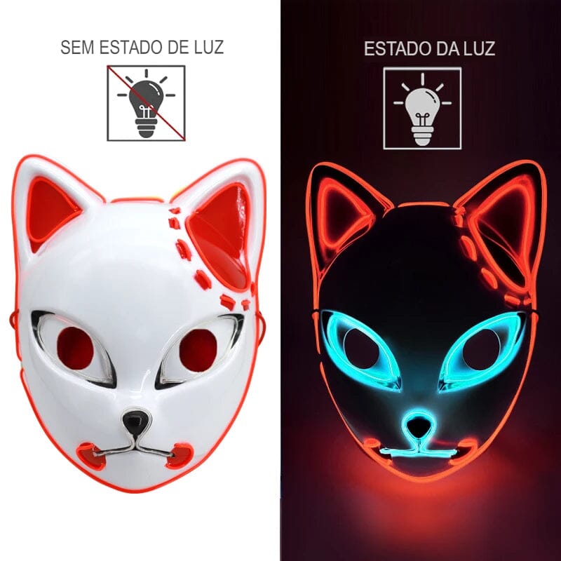 Máscara para Carnaval com Led - GlowFest