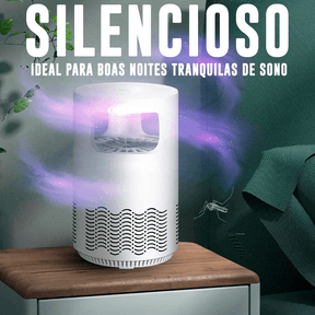 Mata Mosquito LED Silencioso Portátil USB | NanoViolet - Lojas Promorin