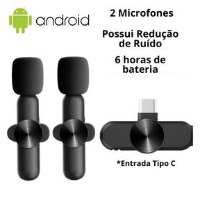 Microfone Profissional De Lapela Sem Fio Speaker® - Lojas Promorin