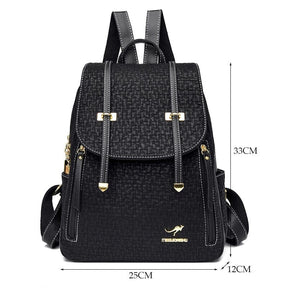 Mochila de Couro Feminina Megue