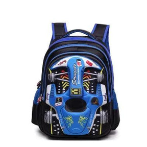 Mochila Infantil Carro de Corrida 3D - Seja o Mais Rápido da Turma - Lojas Promorin