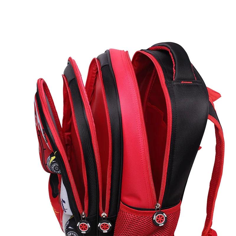 Mochila Infantil Carro de Corrida 3D - Seja o Mais Rápido da Turma - Lojas Promorin