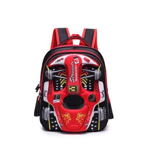 Mochila Infantil Carro de Corrida 3D - Seja o Mais Rápido da Turma - Lojas Promorin