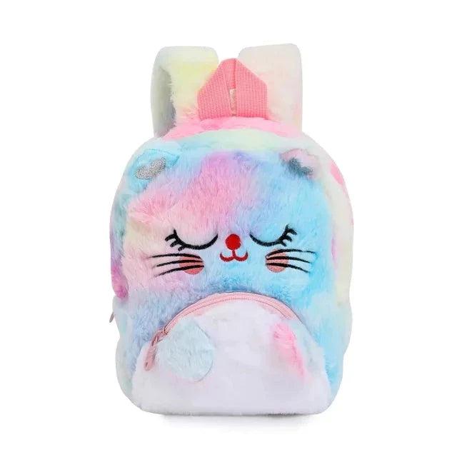 Mochila Infantil Gatinho de Pelúcia - Fofura e Conforto Juntos - Lojas Promorin
