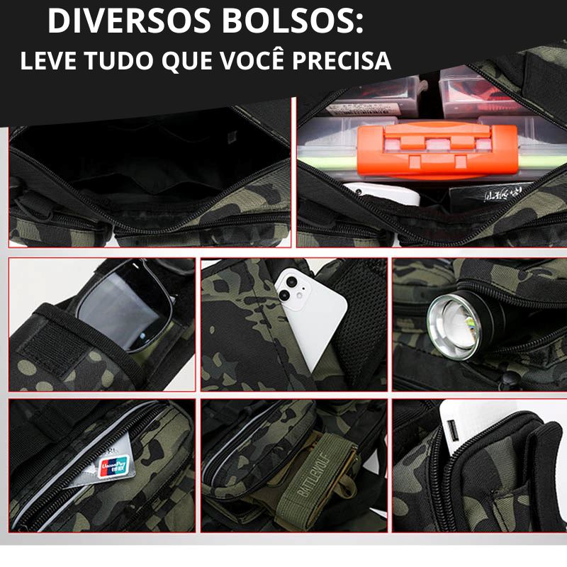 Mochila Profissional Pescador: Conforto e Praticidade na Sua Pescaria!