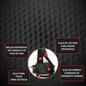 Mochila Profissional Pescador: Conforto e Praticidade na Sua Pescaria!