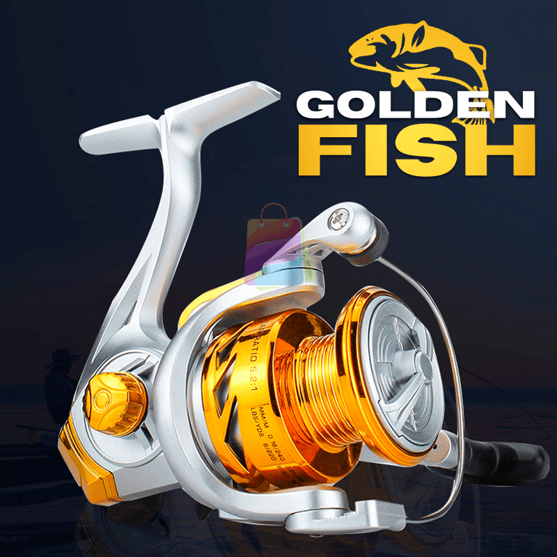 Molinete Profissional de Pesca com 12Kg Drag | Golden Fish - Lojas Promorin