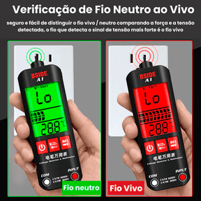 Multímetro Digital Profissional Inteligente - MultiSmart - Lojas Promorin