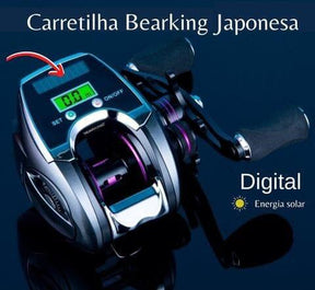 Nova Carretilha Elétrica BEARKING - Drag de 10KG - Display Digital - Lojas Promorin