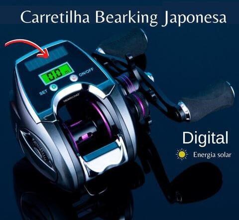 Nova Carretilha Elétrica BEARKING - Drag de 10KG - Display Digital - Lojas Promorin