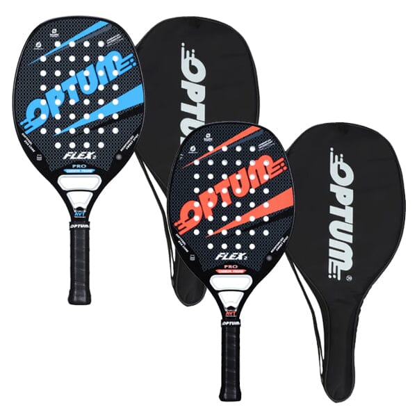 Raquete Beach Tennis Optum Fibra de Carbono Original Flex 2 + CAPA BRINDE