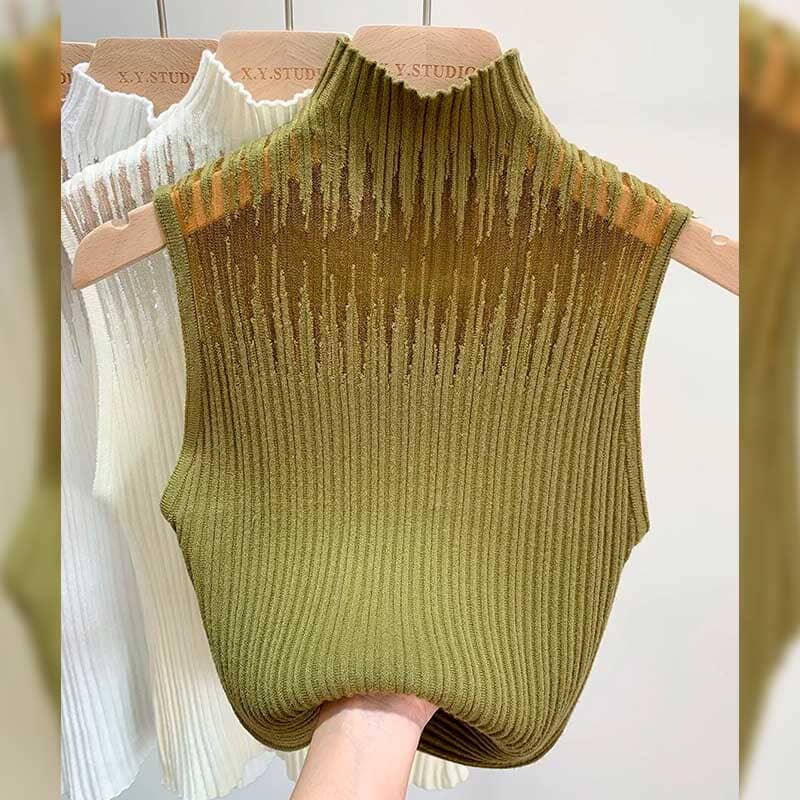 Regata Feminina Tricot Transparência