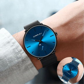 Relógio Minimalista CRRJU MINIMAL - Movimento de Quartzo, Ultra fino e Resistente - Lojas Promorin