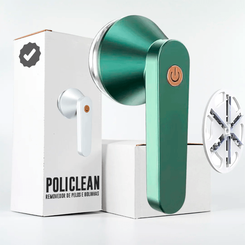 Removedor de Bolinhas Recarregável USB para Roupas | PoliClean - Lojas Promorin