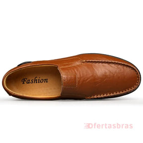Sapato Mocassim Couro Italiano - Royal Classic