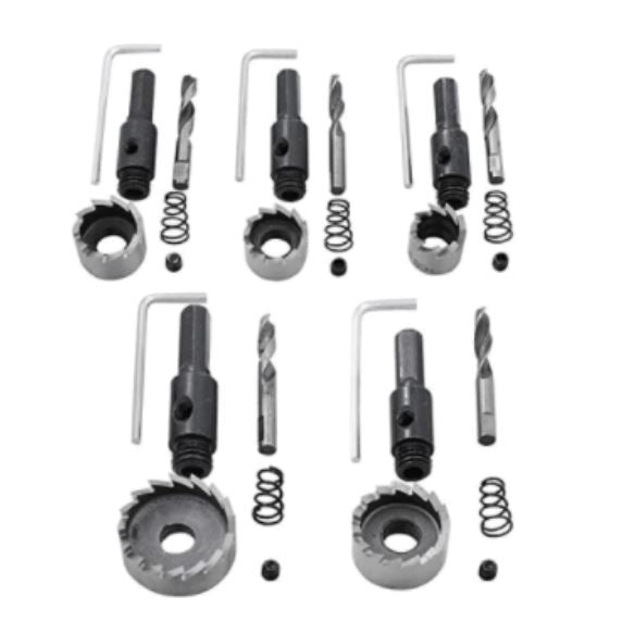 Serra Copo Conjunto de Brocas 5 Peças Aço Inoxidável