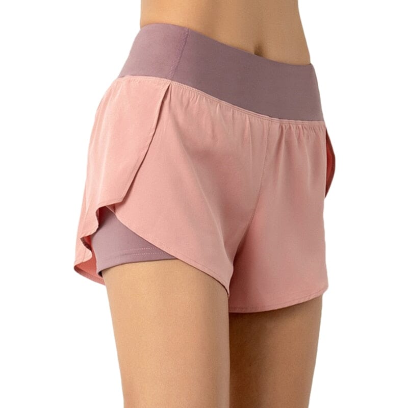 Short Duplo Feminino Fitness - Soft