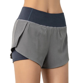 Short Duplo Feminino Fitness - Soft