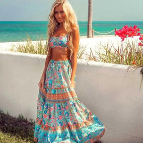 Saia Hippie Feminina Boho Harmony