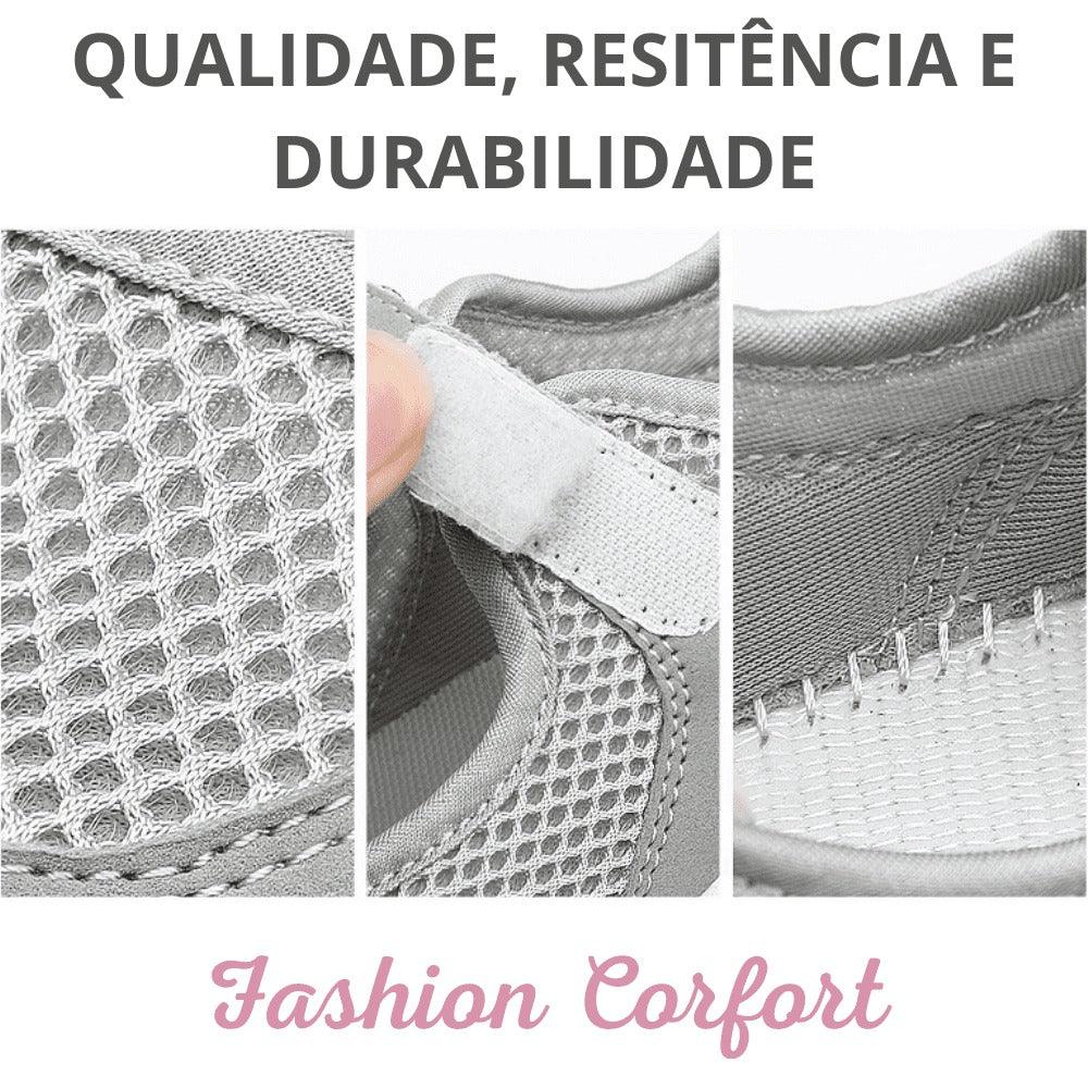 Tênis Ortopédico Casual Feminino FASHION CONFORT - Lojas Promorin