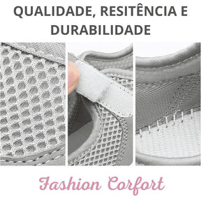 Tênis Ortopédico Casual Feminino FASHION CONFORT - Lojas Promorin