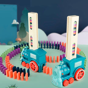 Trenzinho de Brinquedo com Conjunto de Dominós