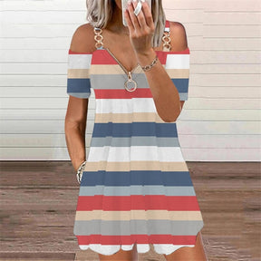 Vestido Bata Alças Metal