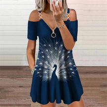 Vestido Bata Alças Metal