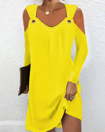 Vestido Feminino com fivela de metal - Marisa