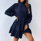 Vestido Feminino Charme Floral com Babados