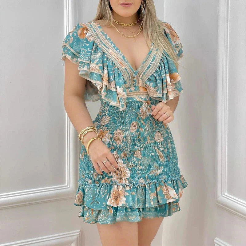 Vestido Feminino Curto Garnet