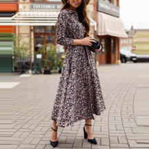 Vestido Midi Estampado Tereza