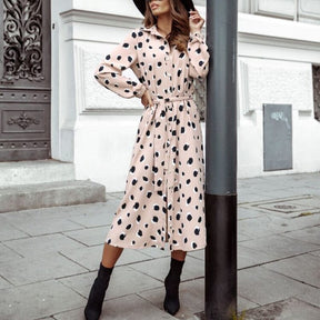 Vestido Midi Estampado Tereza