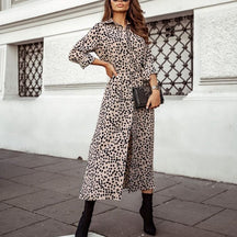 Vestido Midi Estampado Tereza