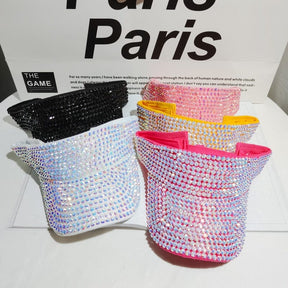 Viseira Feminina Strass - Sparkle Glamour