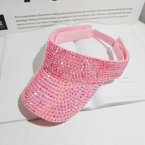 Viseira Feminina Strass - Sparkle Glamour