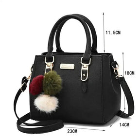 Bolsa Feminina de Couro Tassel